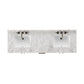 Anthem Double Vanity - Satin Espresso Oak Veneer