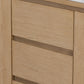 Everett Double Vanity - Satin Light Wash Oak Veneer