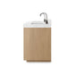 Everett Double Vanity - Satin Light Wash Oak Veneer