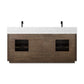 Everett Double Vanity - Satin Espresso Oak Veneer