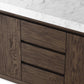 Everett Double Vanity - Satin Espresso Oak Veneer