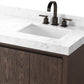 Everett Double Vanity - Satin Espresso Oak Veneer