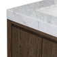 Everett Double Vanity - Satin Espresso Oak Veneer