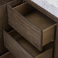 Everett Double Vanity - Satin Espresso Oak Veneer