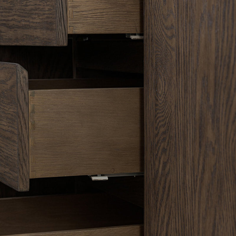 Everett Double Vanity - Satin Espresso Oak Veneer