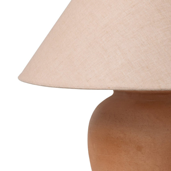 Russo Table Lamp - Aged Natural Terracotta