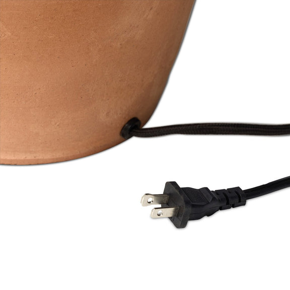Russo Table Lamp - Aged Natural Terracotta