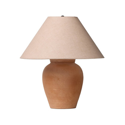 Russo Table Lamp - Aged Natural Terracotta