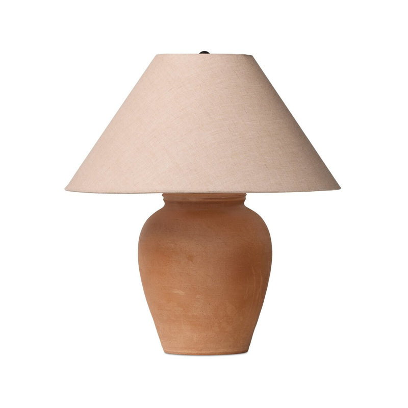 Russo Table Lamp - Aged Natural Terracotta
