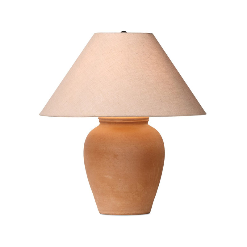Russo Table Lamp - Aged Natural Terracotta