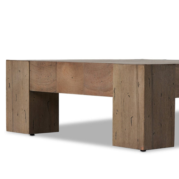 Abaso Coffee Table - Rustic Wormwood Oak