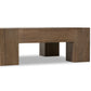 Abaso Coffee Table - Rustic Wormwood Oak