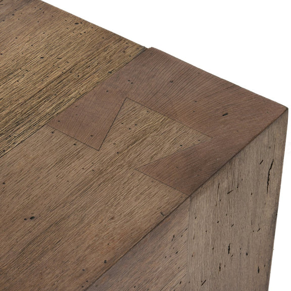 Abaso Coffee Table - Rustic Wormwood Oak
