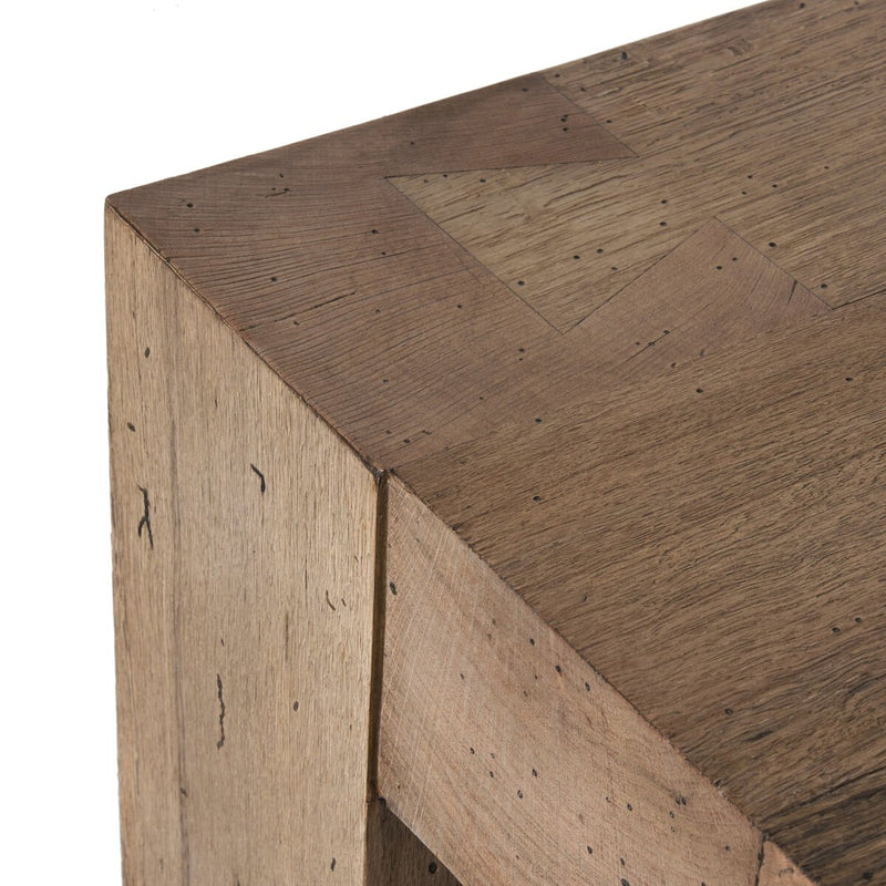 Abaso Coffee Table - Rustic Wormwood Oak
