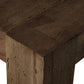 Abaso Coffee Table - Ebony Rustic Wormwood Oak