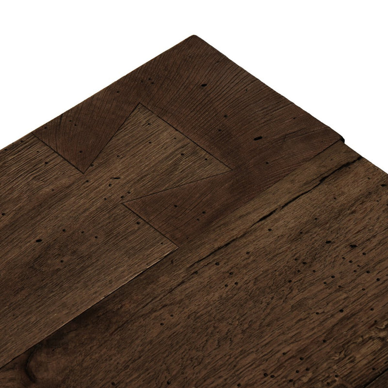 Abaso Coffee Table - Ebony Rustic Wormwood Oak