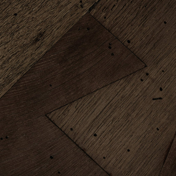 Abaso Coffee Table - Ebony Rustic Wormwood Oak