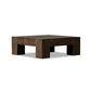 Abaso Coffee Table - Ebony Rustic Wormwood Oak
