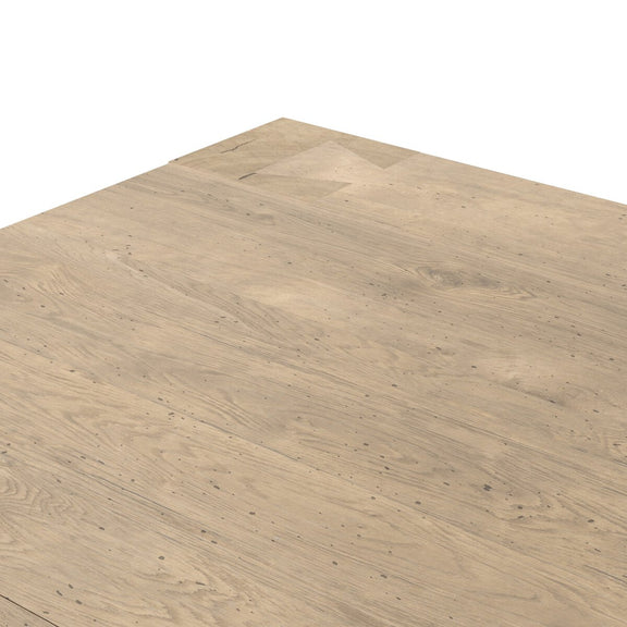 Abaso Coffee Table - Whitewash Rustic Wormwood Oak