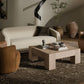 Abaso Coffee Table - Whitewash Rustic Wormwood Oak