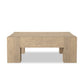 Abaso Coffee Table - Whitewash Rustic Wormwood Oak