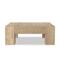Abaso Coffee Table - Whitewash Rustic Wormwood Oak