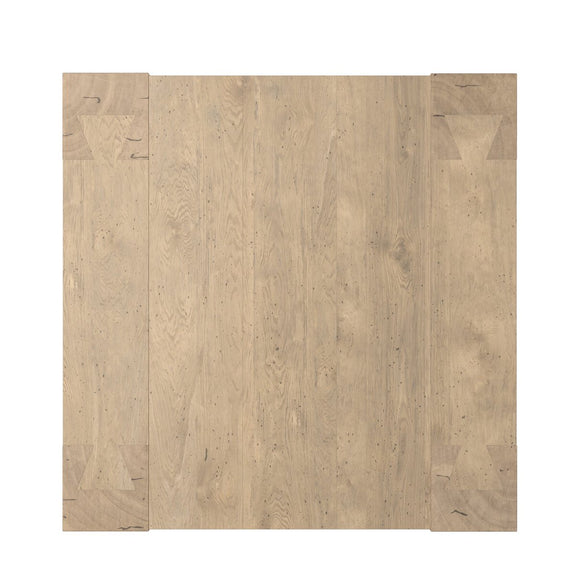 Abaso Coffee Table - Whitewash Rustic Wormwood Oak