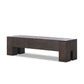 Abaso Accent Bench - Ebony Rustic Wormwood Oak