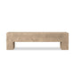 Abaso Accent Bench - Whitewash Rustic Wormwood Oak