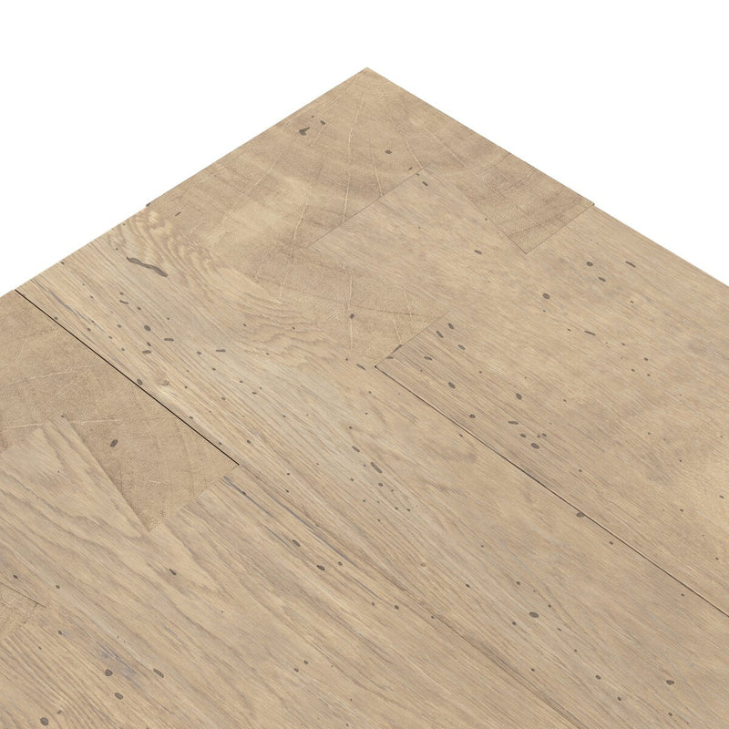 Abaso Accent Bench - Whitewash Rustic Wormwood Oak