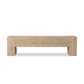 Abaso Accent Bench - Whitewash Rustic Wormwood Oak