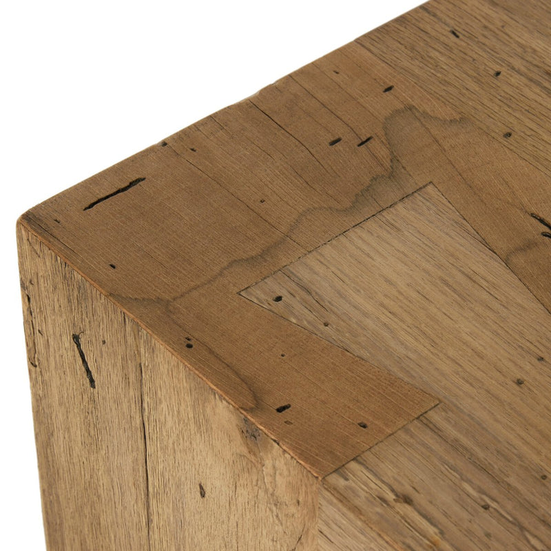 Abaso Accent Bench - Rustic Wormwood Oak