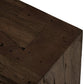 Abaso Accent Bench - Ebony Rustic Wormwood Oak