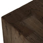 Abaso Accent Bench - Ebony Rustic Wormwood Oak