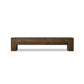 Abaso Accent Bench - Ebony Rustic Wormwood Oak
