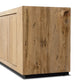 Abaso Media Console - Rustic Wormwood Oak
