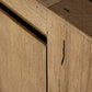 Abaso Media Console - Rustic Wormwood Oak