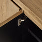 Abaso Media Console - Rustic Wormwood Oak