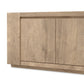 Abaso Media Console - Whitewash Rustic Wormwood Oak