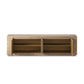 Abaso Media Console - Whitewash Rustic Wormwood Oak