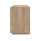 Abaso Media Console - Whitewash Rustic Wormwood Oak