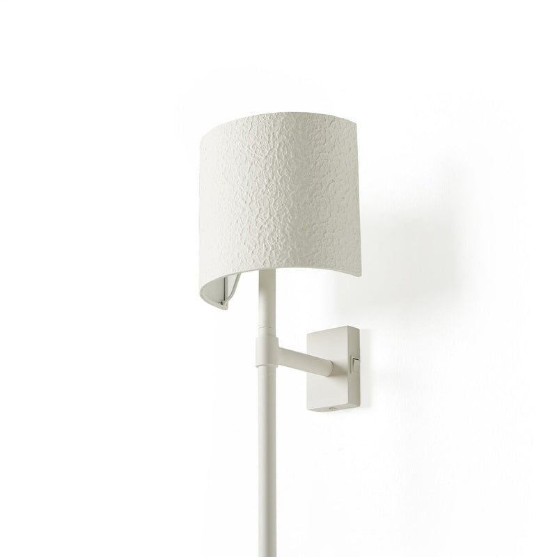 Maurice Sconce - Matte White Plaster