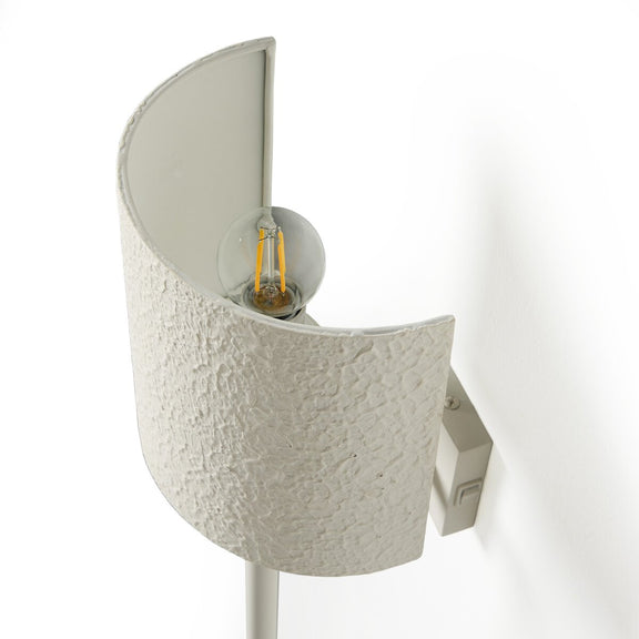 Maurice Sconce - Matte White Plaster