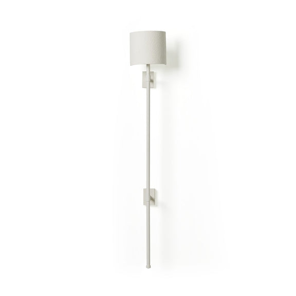 Maurice Sconce - Matte White Plaster
