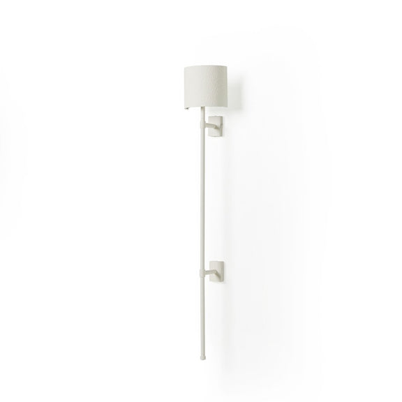 Maurice Sconce - Matte White Plaster