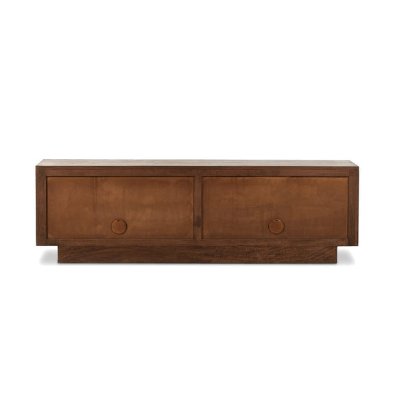 Gilmore Media Console - Aged Mango