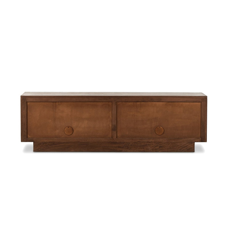 Gilmore Media Console - Aged Mango