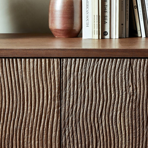 Gilmore Media Console - Aged Mango