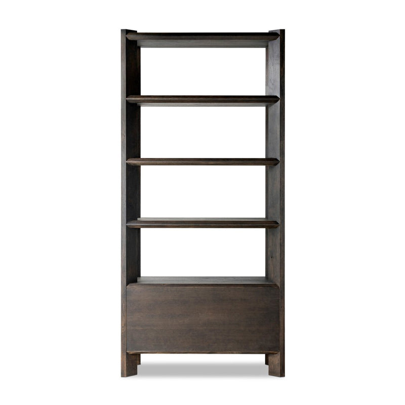 Orwin Bookshelf - Smoked Black Oak