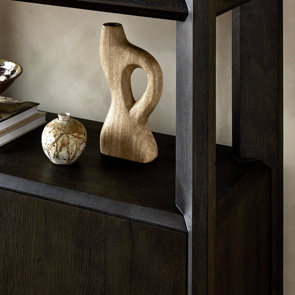 Orwin Bookshelf - Smoked Black Oak